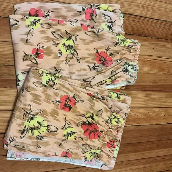 💎 Vintage Belle Amie Cotton Drapes made in France